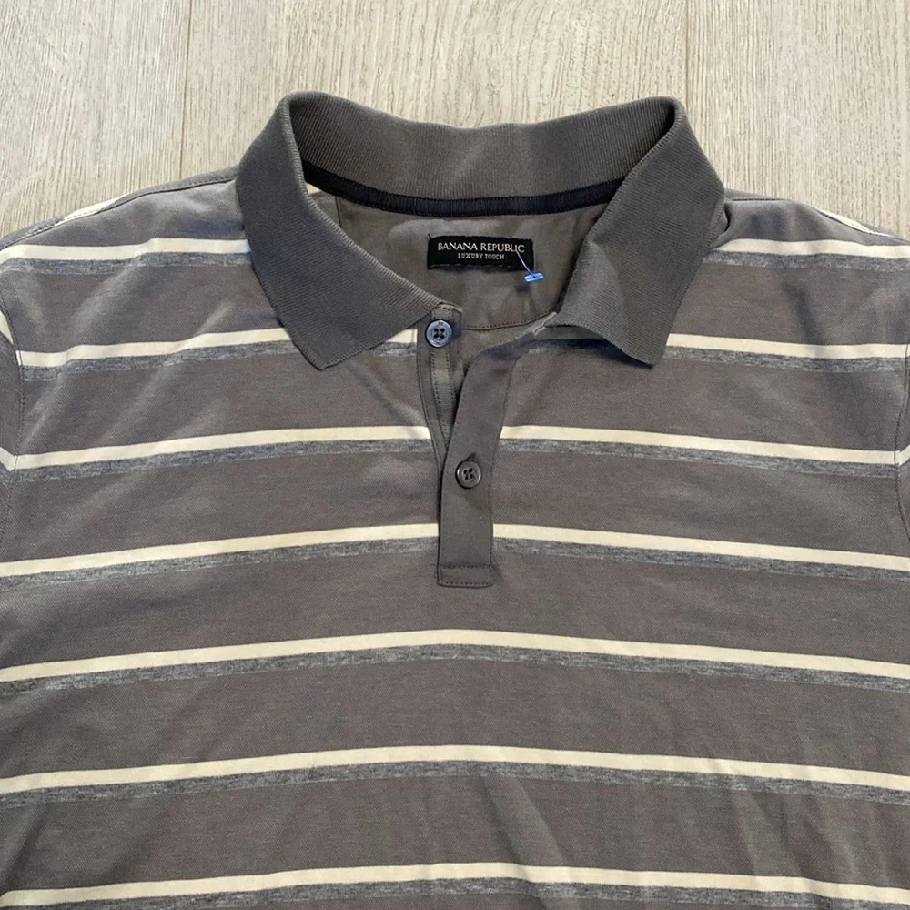 🔥BUNDLESALE Mens M Banana Republic Luxury Touch polo golf shirt